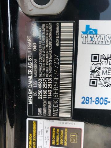 2016 MERCEDES-BENZ E 400 4MAT - WDDKJ6HB5GF347237