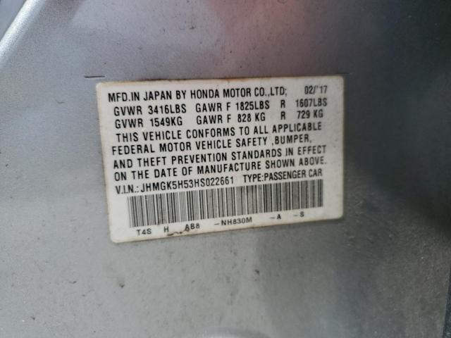2017 HONDA FIT LX JHMGK5H53HS022661