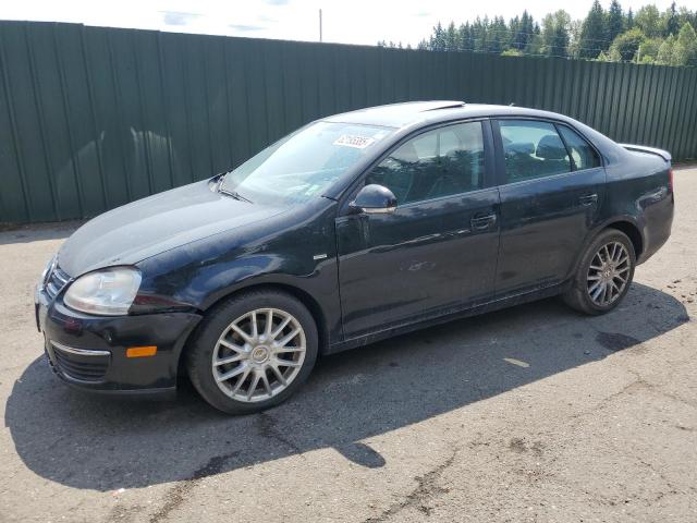 VOLKSWAGEN JETTA WOLF 2008 black  gas 3VWRJ71K88M185501 photo #1