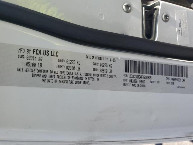 2015 DODGE CHARGER SE 2C3CDXBG4FH836875
