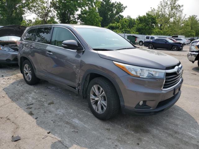 Vin: 5tdbkrfhxfs120124, lot: 59081665, toyota highlander le 20154