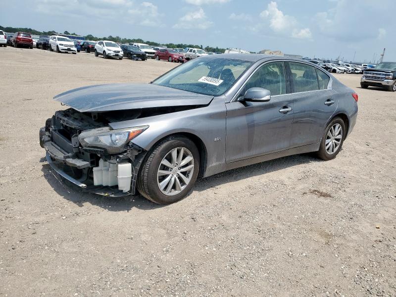 INFINITI Q50 BASE 2016 gray  gas JN1CV7AR8GM251620 photo #1