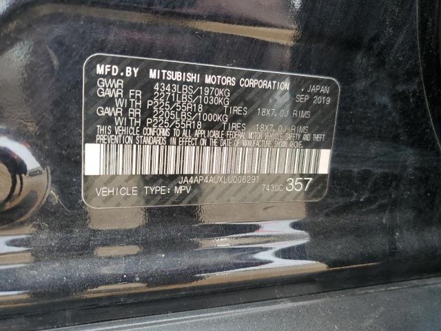 2020 MITSUBISHI OUTLANDER JA4AP4AUXLU006291