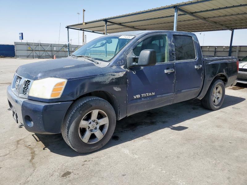 NISSAN TITAN XE 2006 blue  flexible fuel 1N6BA07A86N559986 photo #1