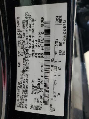 2016 FORD FIESTA SE - 3FADP4EJ7GM119571