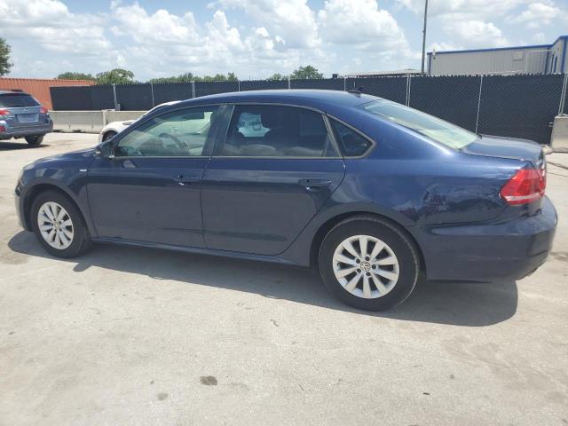 VOLKSWAGEN PASSAT S 2014 blue sedan 4d gas 1VWAT7A35EC115077 photo #3
