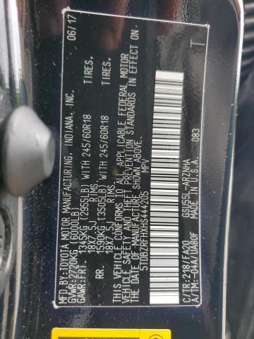 2017 TOYOTA HIGHLANDER - 5TDBZRFHXHS444205