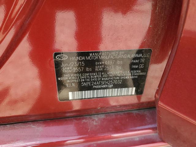 2015 HYUNDAI SONATA SE - 5NPE24AF5FH257032