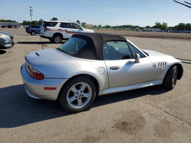 BMW Z3 2.5 2001 silver converti gas WBACN33421LM03604 photo #4