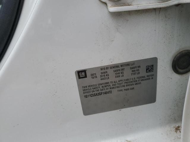 2016 CHEVROLET MALIBU LIM 1G11C5SA2GF148472