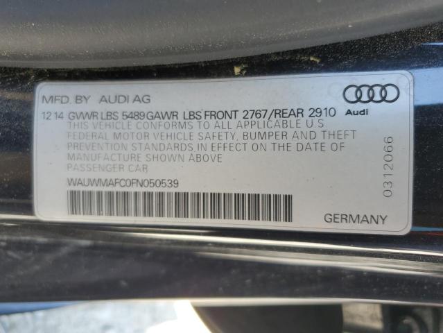 2015 AUDI A7 PREMIUM WAUWMAFC0FN050539