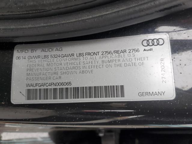 2015 AUDI A6 PREMIUM - WAUFGAFC4FN006065