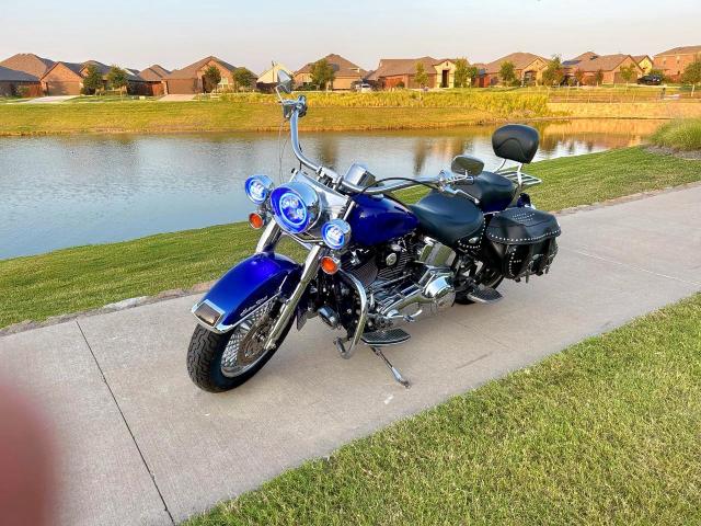 HARLEY-DAVIDSON FLSTCI 2001 blue road/str gas 1HD1BWB131Y025418 photo #3
