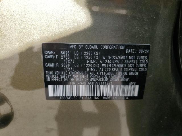 2025 SUBARU OUTBACK WILDERNESS 4S4BTGUD5S3141231
