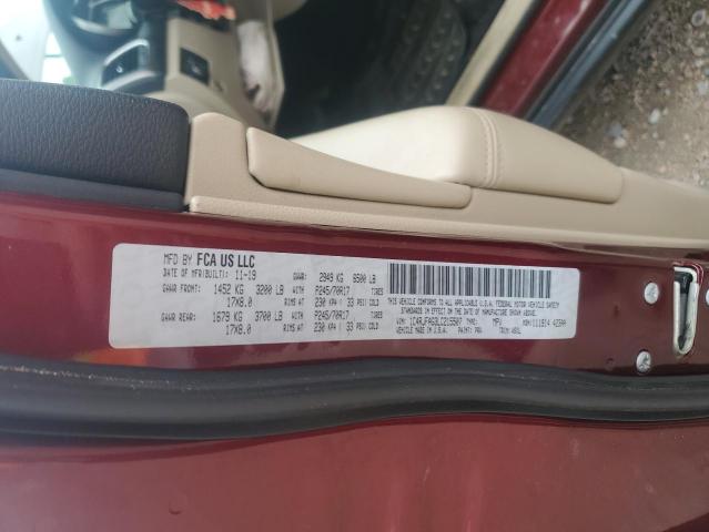 2020 JEEP GRAND CHER - 1C4RJFAG3LC215507