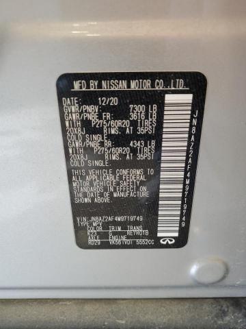 2021 INFINITI QX80 LUXE #3296364126