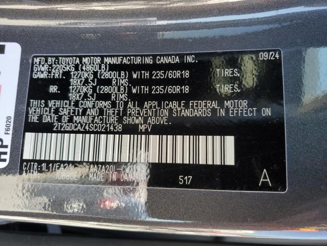 2025 LEXUS NX 250 PRE 2T2GDCAZ4SC021438
