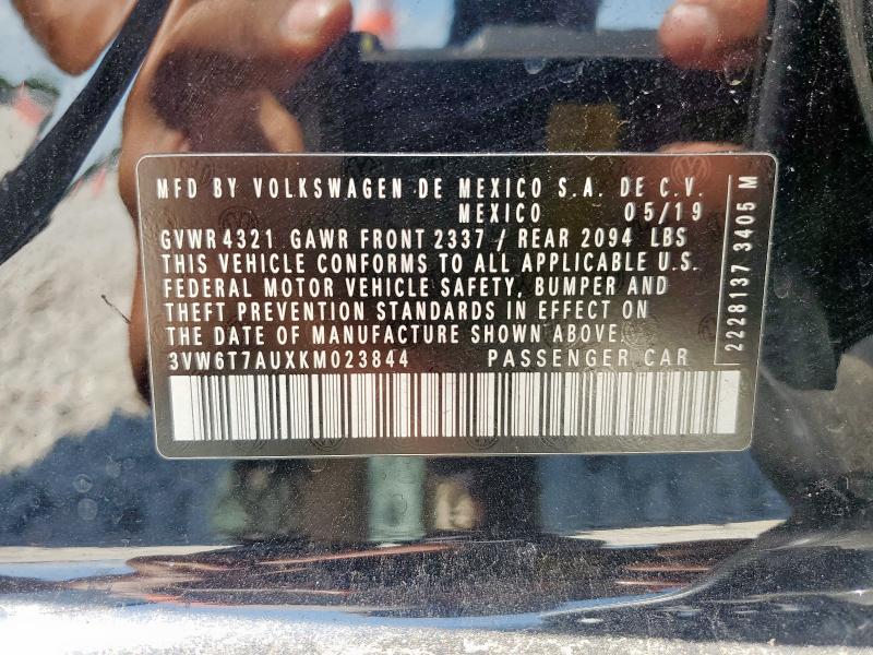 2019 VOLKSWAGEN GTI S 3VW6T7AUXKM023844