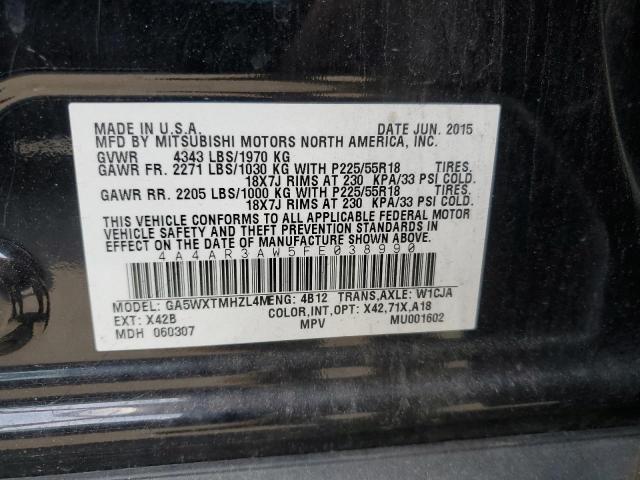 2015 MITSUBISHI OUTLANDER 4A4AR3AW5FE038990