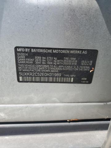 5uxkr2c52e0h31989 - 2014 Bmw x5 sdrive35i - #62557945