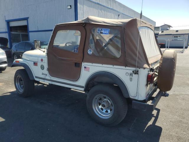JEEP JEEP CJ7 1985 white  gas 1JCUM87AXFT052258 photo #3