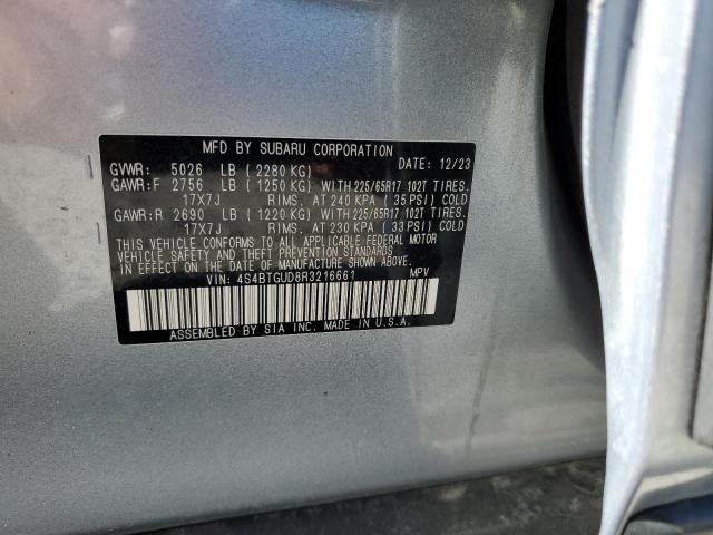 2024 SUBARU OUTBACK WI 4S4BTGUD8R3216661