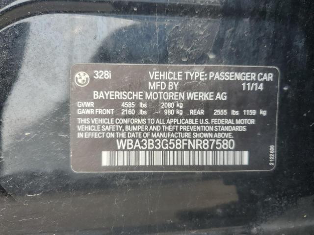 2015 BMW 328 XI WBA3B3G58FNR87580