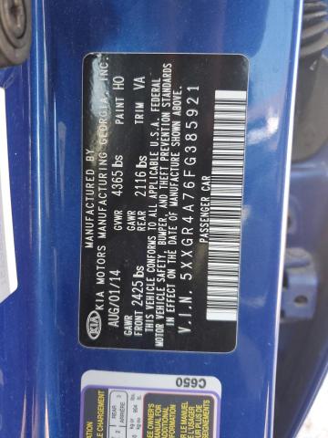 2015 KIA OPTIMA SX 5XXGR4A76FG385921