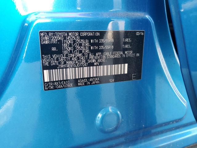 2016 TOYOTA RAV4 LIMIT - JTMYFREV1GJ077247