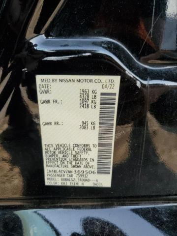 2022 NISSAN ALTIMA SR 1N4BL4CV2NN369506