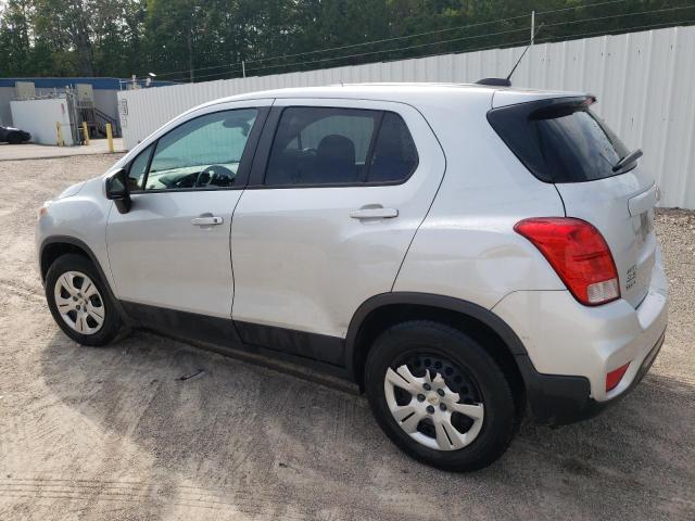 CHEVROLET TRAX LS 2019 silver  gas 3GNCJKSB7KL166713 photo #3