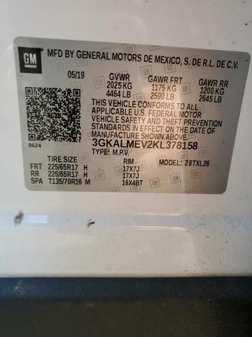 2019 GMC TERRAIN SL 3GKALMEV2KL378158