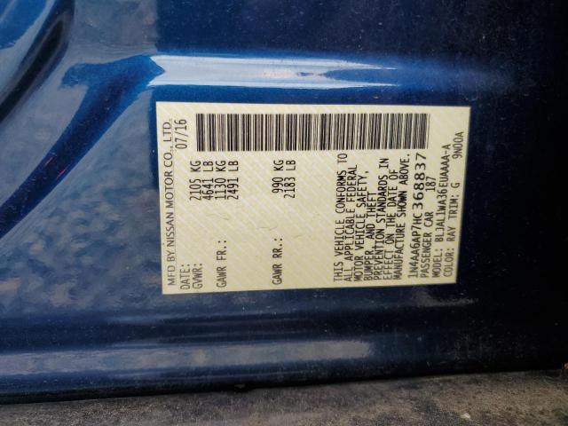 2017 NISSAN MAXIMA 3.5 1N4AA6AP7HC368837