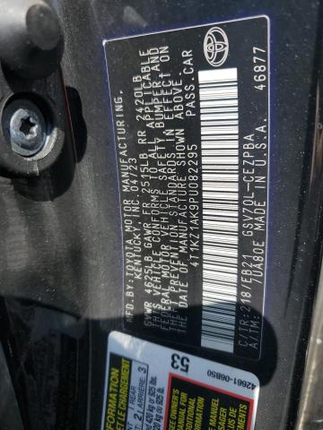 2023 TOYOTA CAMRY TRD 4T1KZ1AK9PU082295