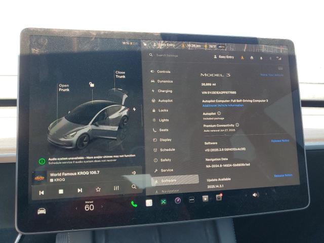 2023 TESLA MODEL 3 5YJ3E1EA2PF677665