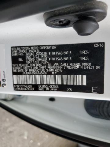 2016 LEXUS GX 460 JTJBM7FX9G5136468