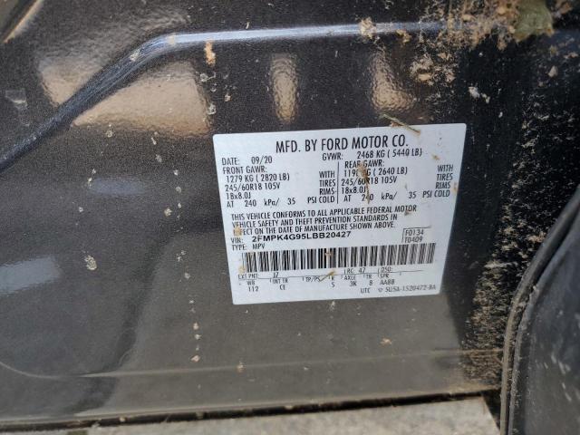 2020 FORD EDGE SE - 2FMPK4G95LBB20427