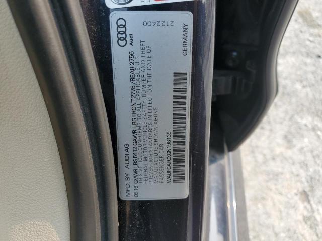 2016 AUDI A6 PREMIUM - WAUFGAFCXGN198139