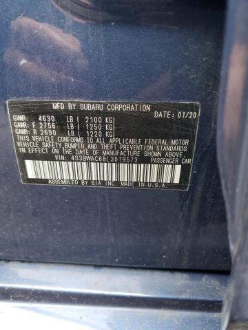 2020 SUBARU LEGACY PRE 4S3BWAC68L3019573
