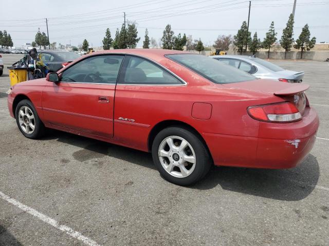 TOYOTA CAMRY SOLA 1999 red coupe gas 2T1CF22P9XC181570 photo #3