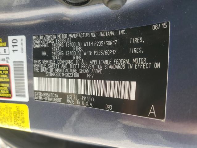 2015 TOYOTA SIENNA LE 5TDKK3DC1FS623108