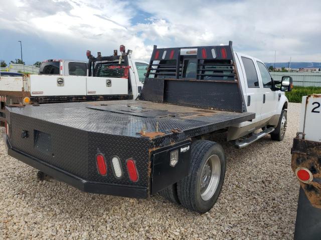 FORD F450 SUPER 2008 white crew pic diesel 1FTXW43R68EB36551 photo #4