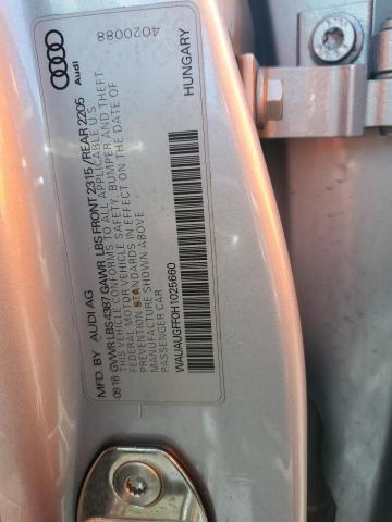 2017 AUDI A3 PREMIUM WAUAUGFF0H1025660