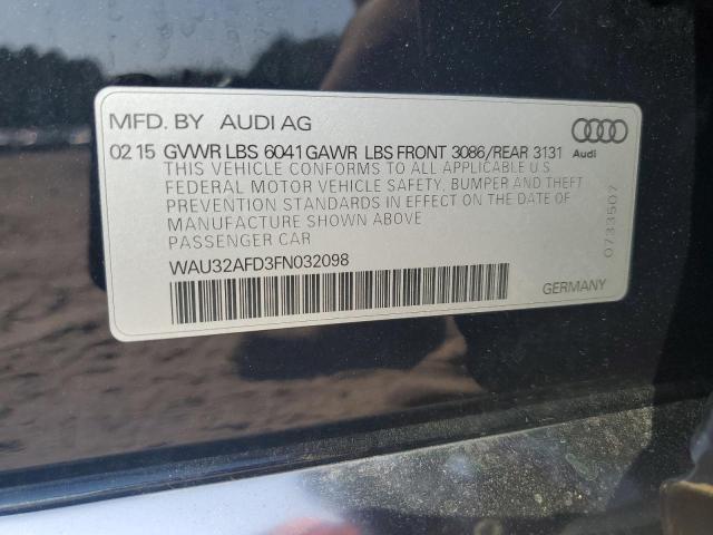 2015 AUDI A8 L QUATT WAU32AFD3FN032098