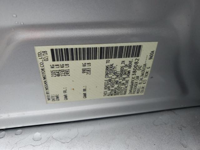 2018 NISSAN MAXIMA 3.5 - 1N4AA6APXJC380082
