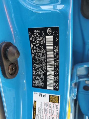 2020 TOYOTA COROLLA XS JTNC4RBE6L3096780