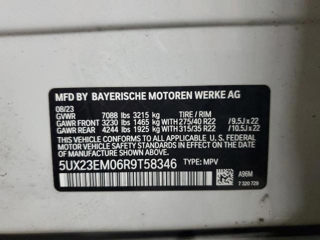2024 BMW X7 XDRIVE4 5UX23EM06R9T58346