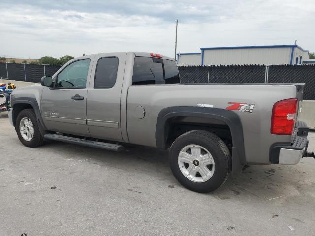 CHEVROLET SILVERADO 2012 gray 4dr ext flexible fuel 1GCRKSE70CZ222248 photo #3