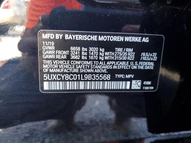 2020 BMW X6 M50I 5UXCY8C01L9B35568