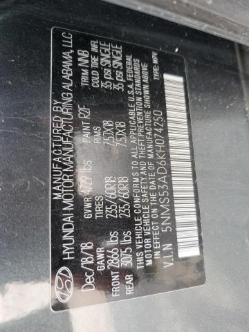 2019 HYUNDAI SANTA FE L 5NMS53AD6KH074250